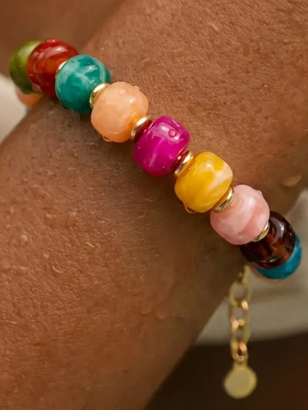 Multicolor Bead Bracelet
